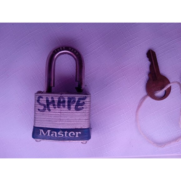 5/$25 Master Lock Padlock No 3 Master Lock Milwaukee Wis. 1” Shackle 3485 - Picture 4 of 6